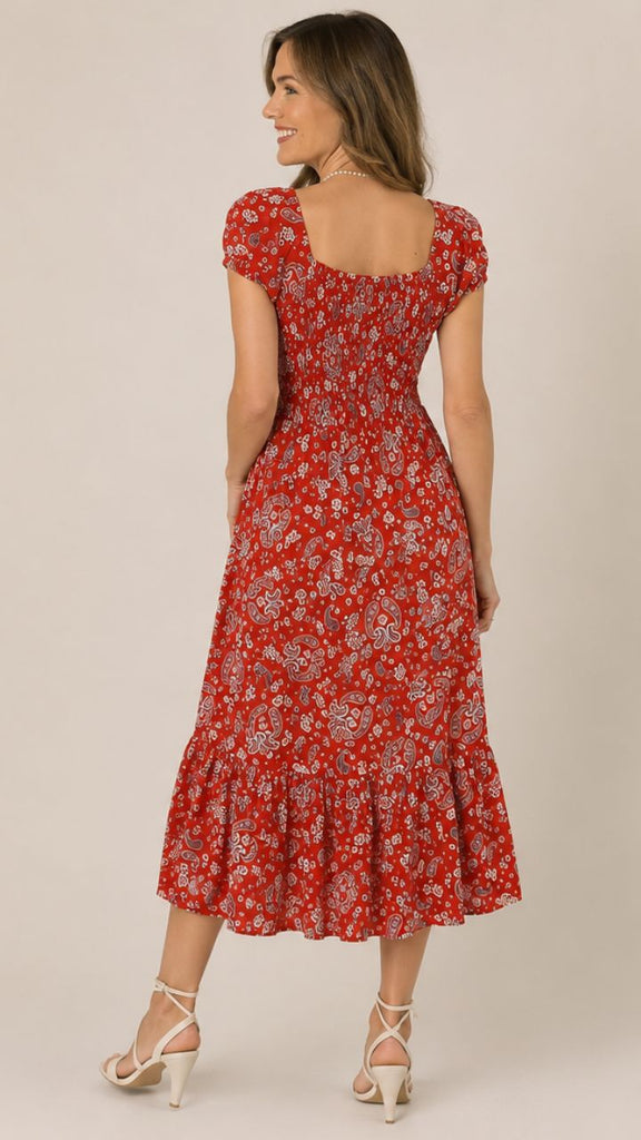 Paisley Midi Dress