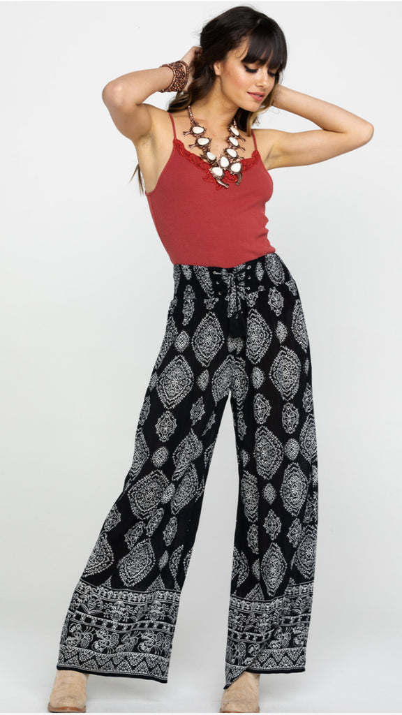 Bila Wide Leg Palazzo Pant