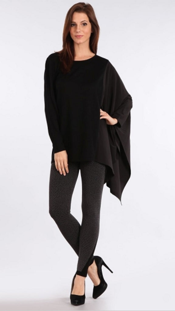 Multi-Fabric Asymmetrical Top