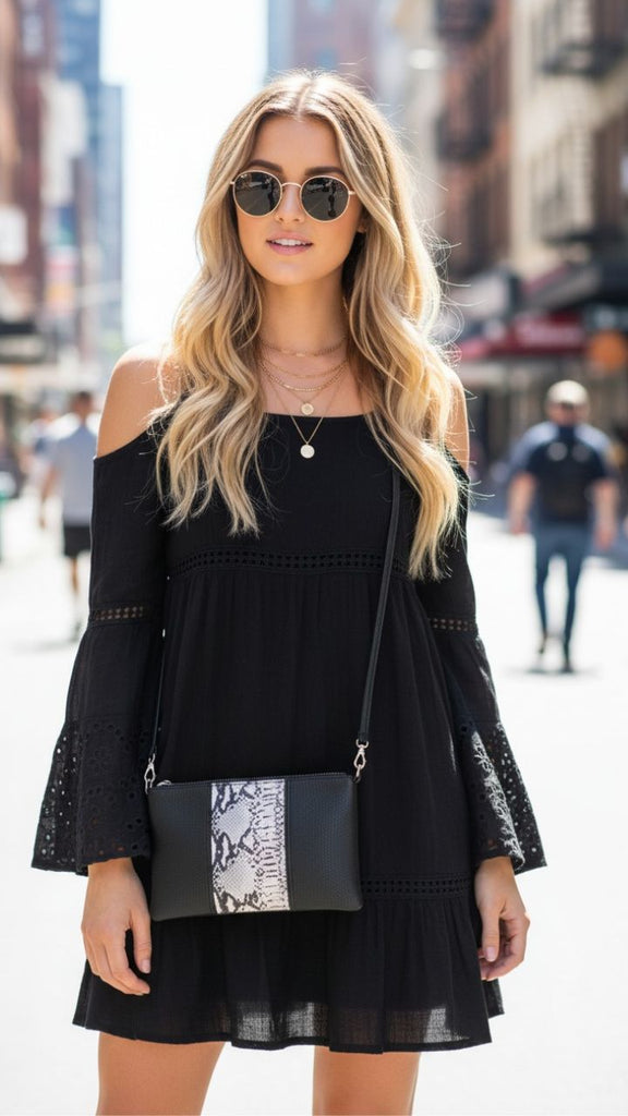 Patrons of Peace Cold Shoulder Dress