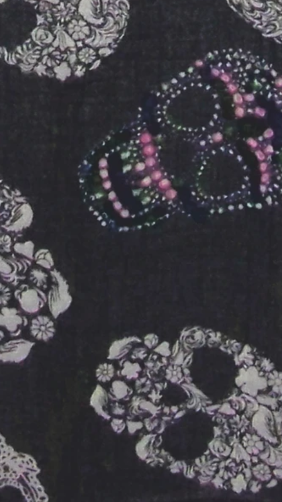 Blue Pacific Frida Sugar Skull  Scarf