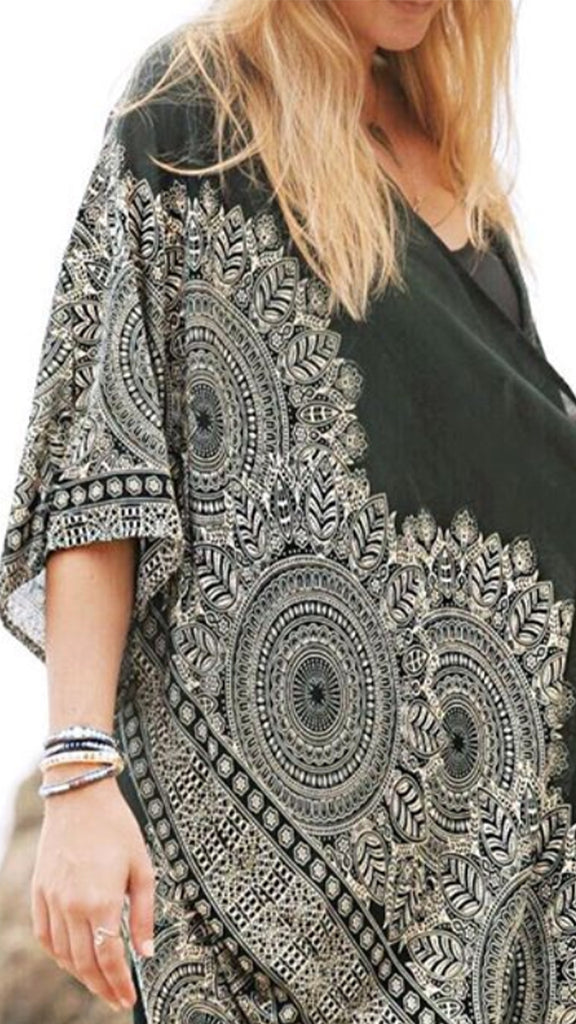 Tribal Mandala Kimono