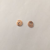 Hand Crafted Spiral Post Stud Earrings
