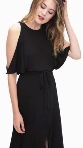 Elan Sleeveless Keyhole Dress