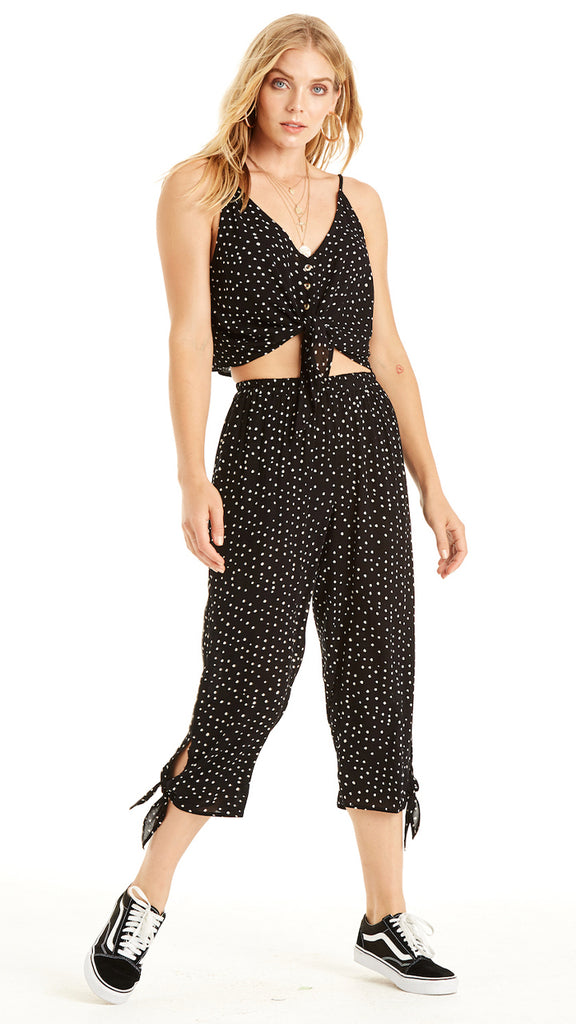 Polka Dot Crop Top