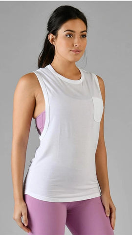 Pointelle Dropped Shoulder Top