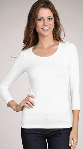 Pointelle Dropped Shoulder Top