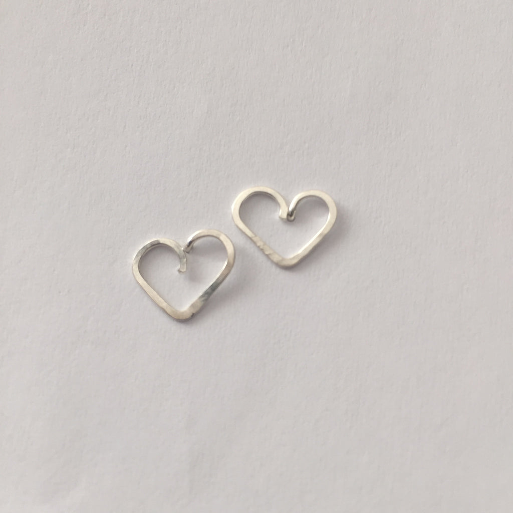 Handcrafted Heart Earrings