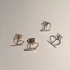 Handcrafted Heart Earrings